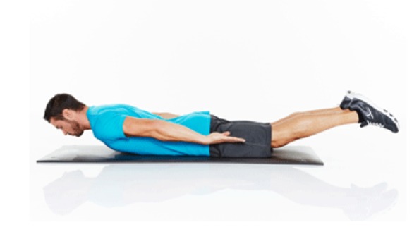 lumbares en el suelo - ejercicios para aliviar el dolor de espalda